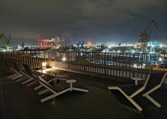 Lejlighed Rooftop Terrace, 24h Security, Centre And A View Of The Historic Shipyard Gdańsk